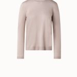 Seamless Crew Neck Sweater in Cashmere Silk