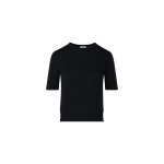 Short-Sleeve Merino Wool Knit Sweater