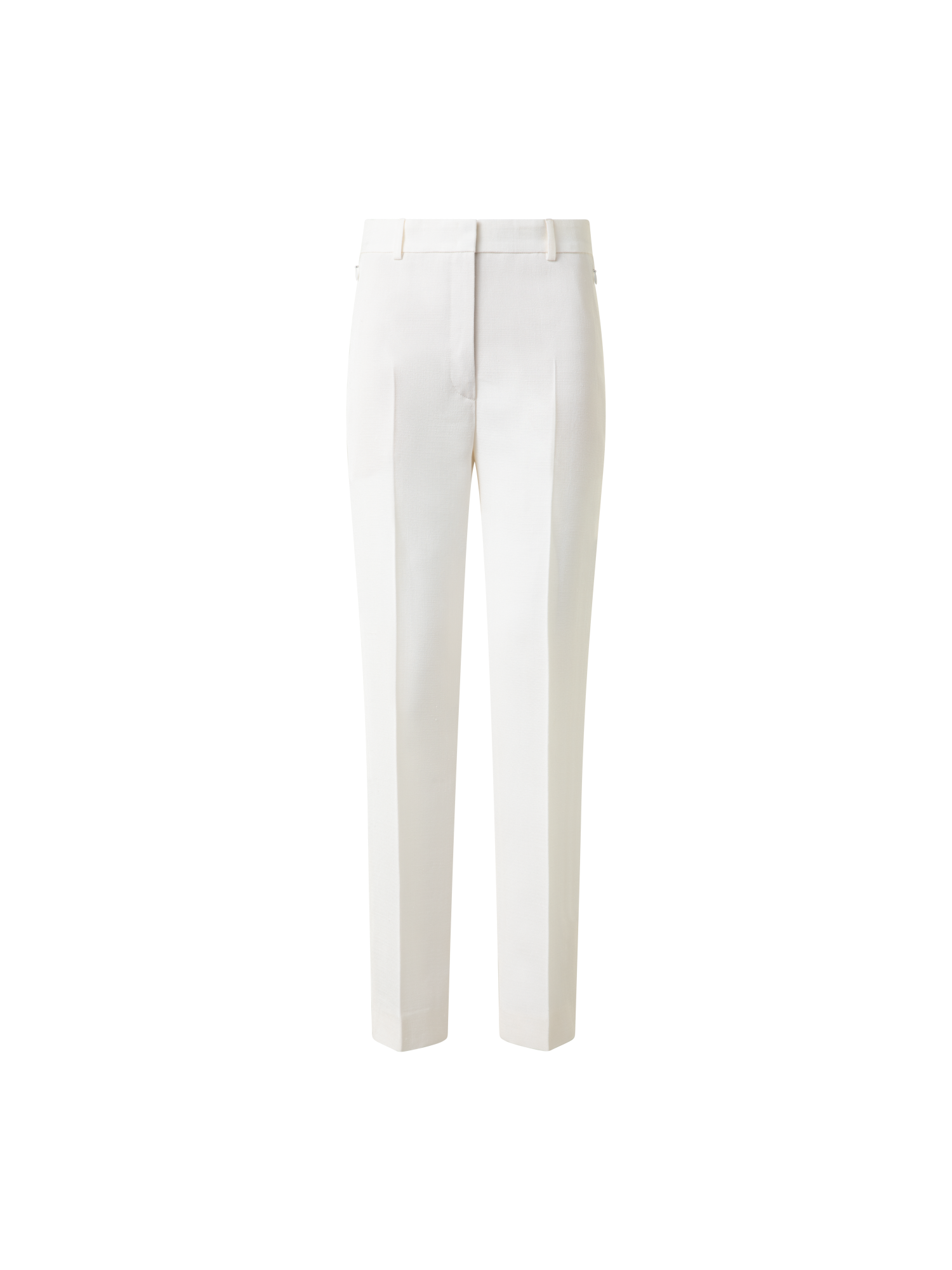 img_06fef201-2019-42a9-97db-987ec806b571.png Tapered Silk Shantung Pants - Image 1