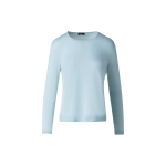 Seamless Crew Neck Sweater in Cashmere Silk