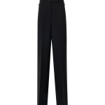 Forest Wide-Straight-Leg Pants in Wool Double-Face