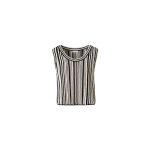 Cropped Chunky Knit Top in Cotton