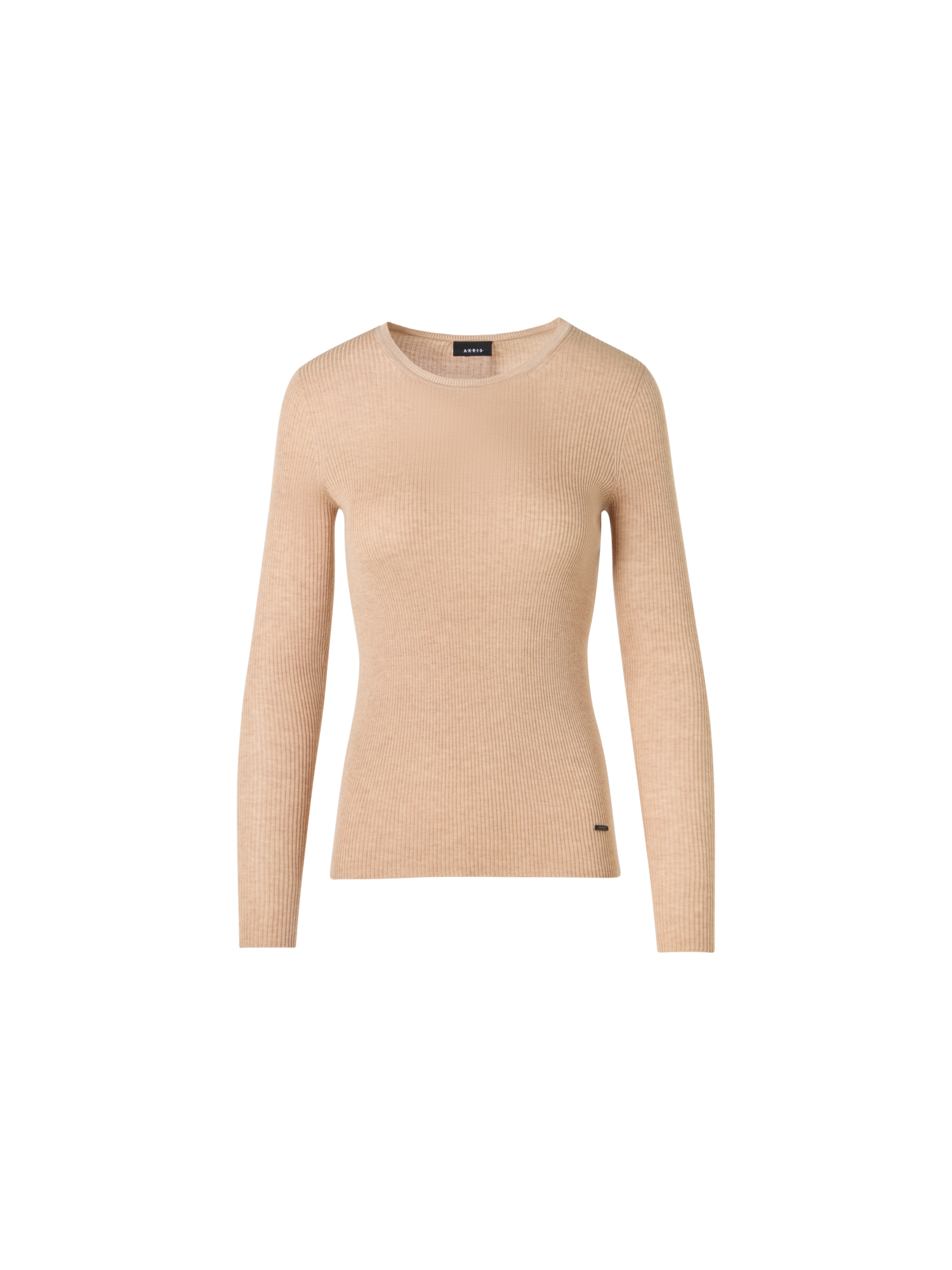 img_1b52525e-49d9-484f-9473-4d323d356abe.png Long-Sleeve Silk-Cotton Knit Sweater - Image 1