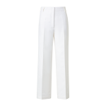 Cropped Cotton Twill Pants