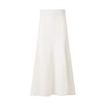 Flared Cotton-Stretch Denim Midi Skirt