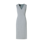 Sleeveless Wool Double-Face Sheath Dress