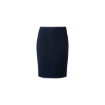 Wool Double-Face Pencil Skirt with Zip Pockets