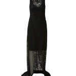 Techno Embroidery Patchwork Apron Gown
