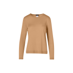 Long-Sleeve Cashmere-Silk Knit Sweater