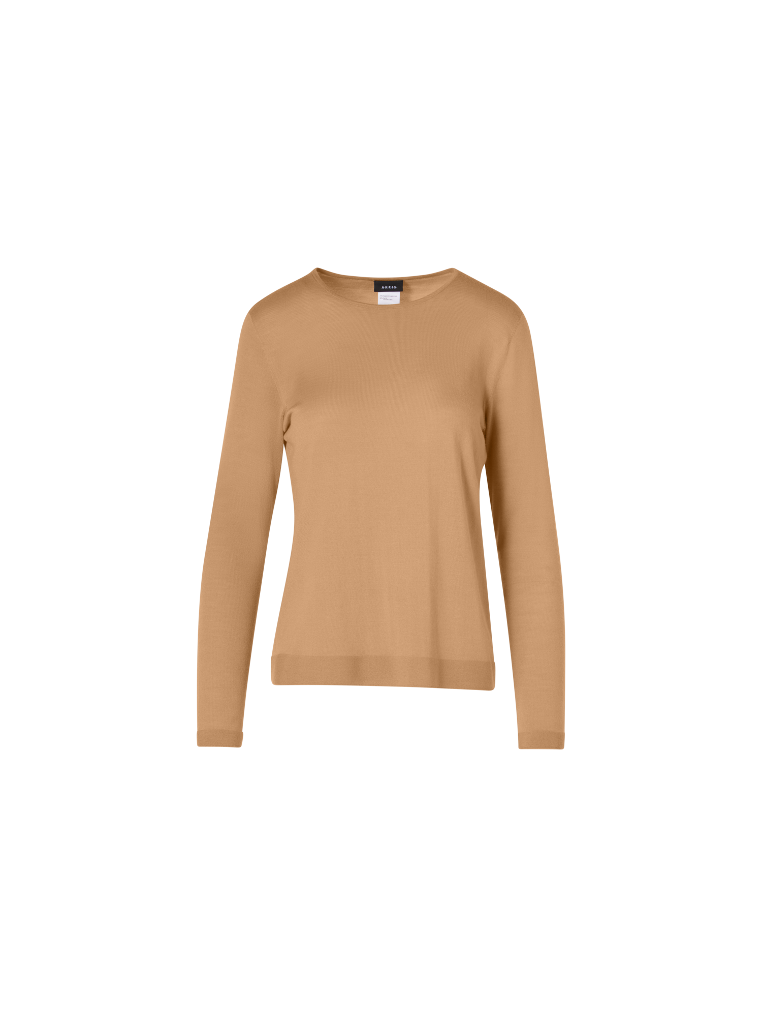 img_39a69bad-0883-4475-b55d-31cacb904b87.png Long-Sleeve Cashmere-Silk Knit Sweater - Image 1