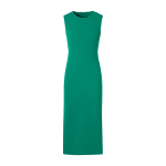 Sleeveless Wool-Crêpe Double-Face Sheath Dress