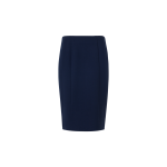 Wool-Crêpe Double-Face Pencil Skirt