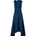 Asymmetric Handkerchief Midi Dress