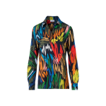 Scribble Print Georgette Blouse