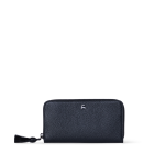 Long Zip Around Wallet in Leather