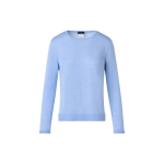Seamless Crew Neck Sweater in Cashmere Silk