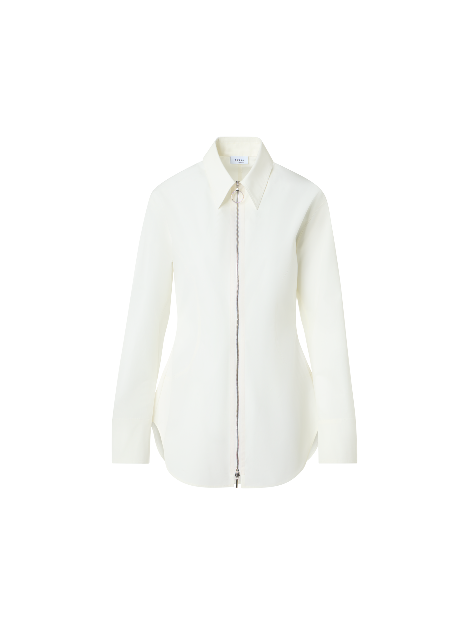 img_53f05ce0-8d40-47a1-84b0-b121b69ad2d2.png Cinched Cotton Poplin Zip Blouse - Image 1