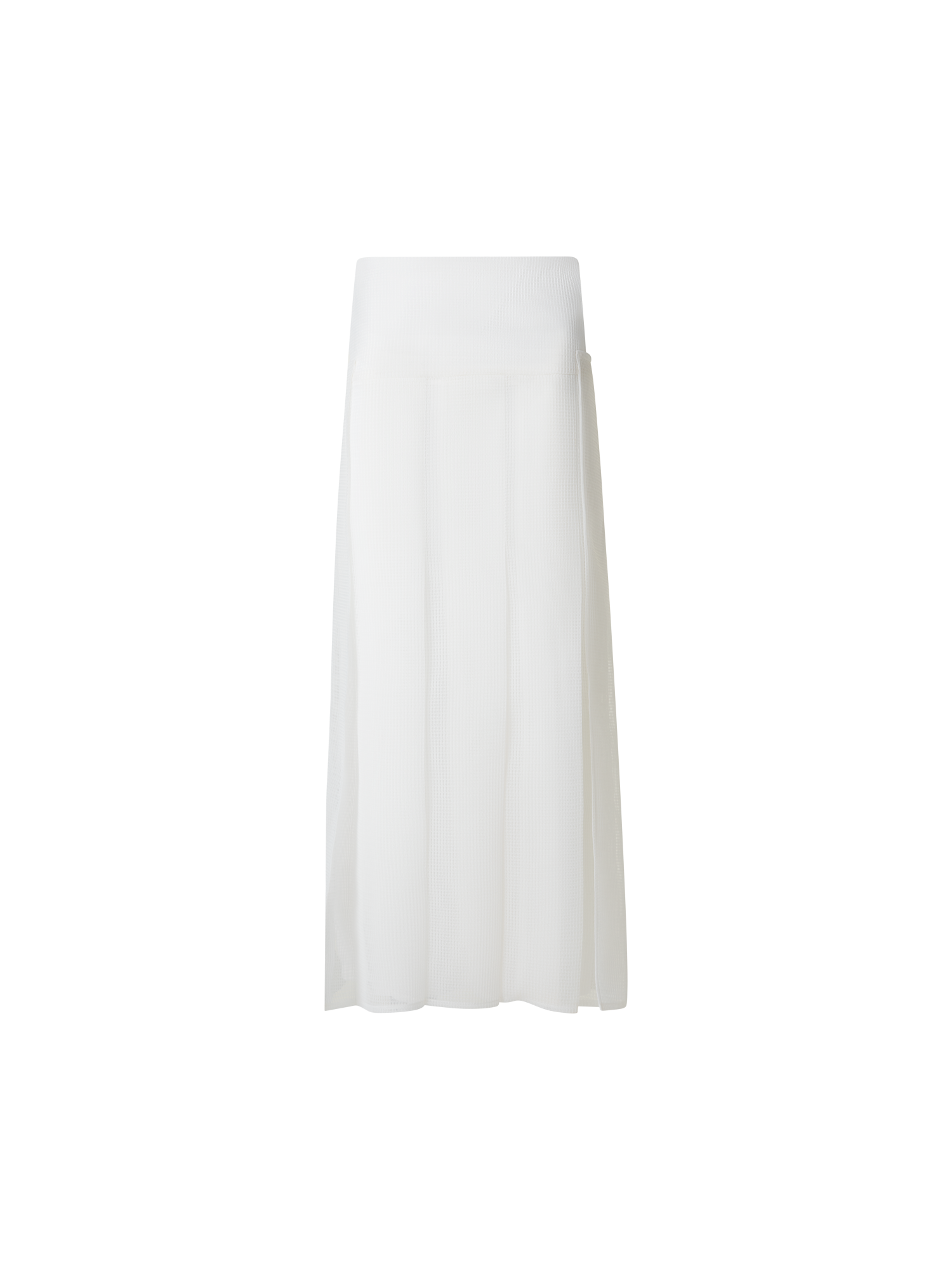 img_54fd5aed-aa42-4c53-90dd-b999cdfae0c2.png Pleated Midi Skirt in Lined Techno Grid - Image 1