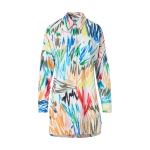 Scribble Print Cotton Poplin Tunic