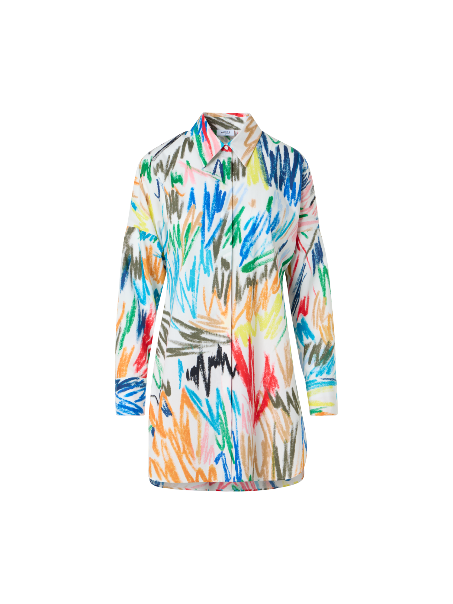 img_55f6577d-ed49-4a0d-b79f-55e2f725579b.png Scribble Print Cotton Poplin Tunic - Image 1