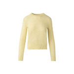 Knit Sweater in Linen Cotton with Micro Sequins