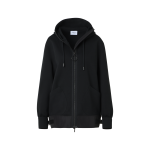 Cotton-Blend Sweatshirt Jacket