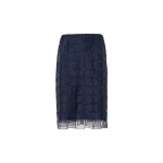 Trapezoid Organza Pencil Skirt