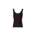 Sleeveless Twisted Cotton Knit Top