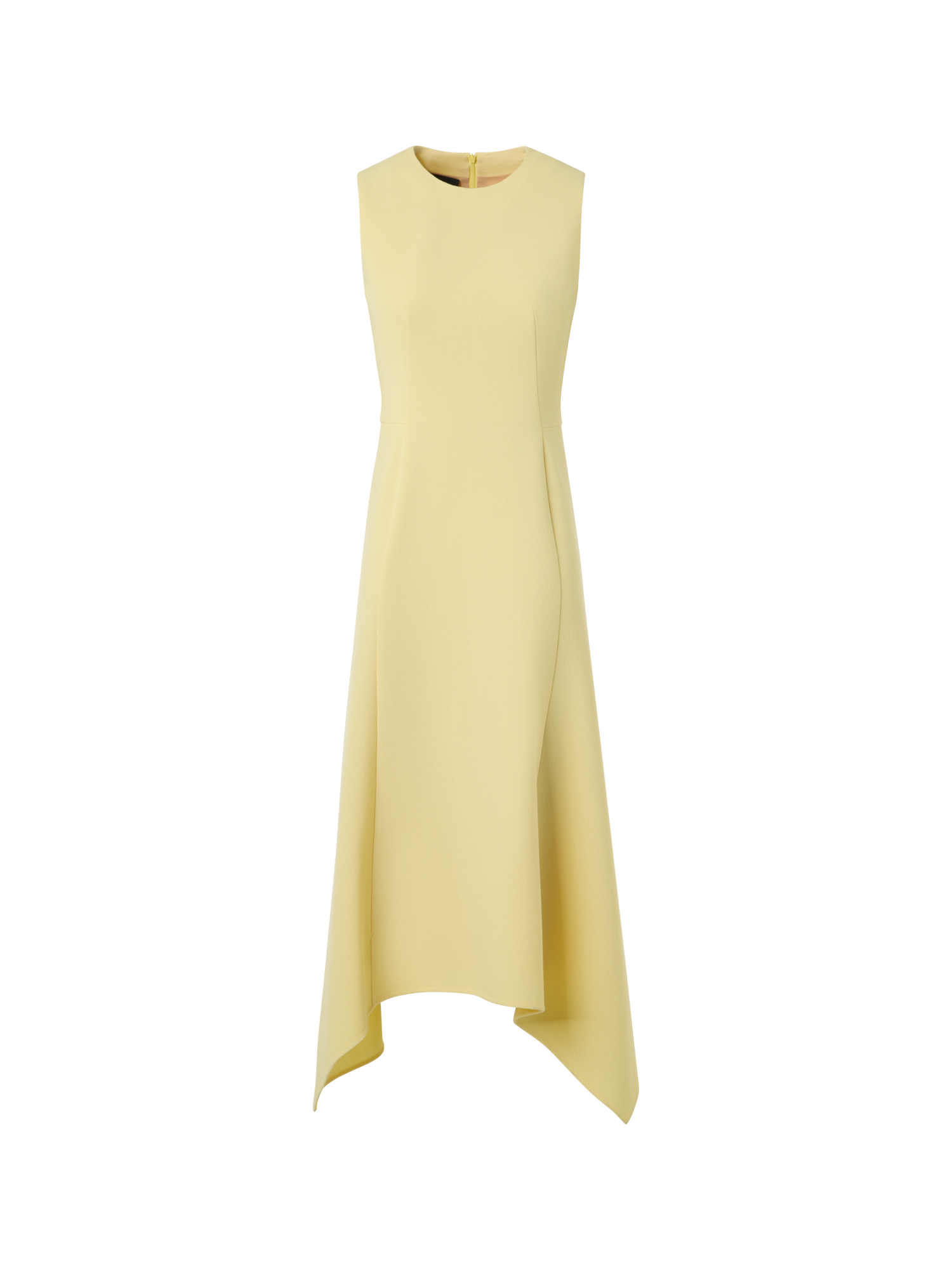 img_66c47325-8f29-44cc-84b7-123a101140a4.png Asymmetrical Wool Crêpe Double-Face Midi Dress - Image 1