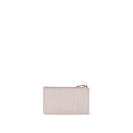 Zipped Card Holder in Horsehair and Leather