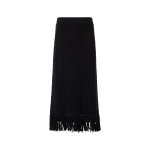 Chunky Cotton Mesh Knit Tube Skirt