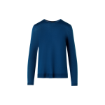 Long-Sleeve Cashmere-Silk Knit Sweater