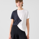 Relaxed Cotton T-Shirt with Cloud Print