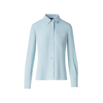 Fitted Silk Shirt Blouse