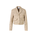 Bracelet-Sleeve Ikat Flower Boxy Jacket
