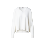 Oversize 100% Cashmere Sweater with V-Neck