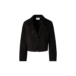 Bracelet-Sleeve Suede Leather Short Jacket