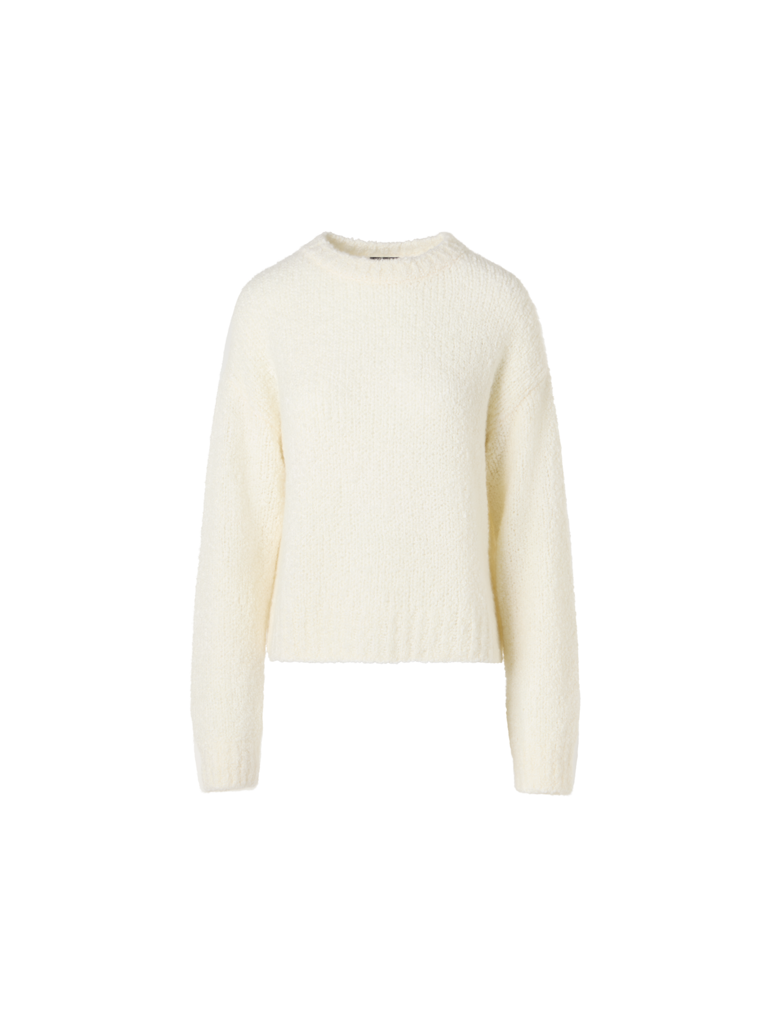 img_7698fb39-7fd8-4c15-a258-5e0089165c32.png Long-Sleeve Cashmere-Silk Bouclé Knit Sweater - Image 1