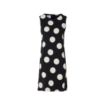 Sleeveless Viscose-Stretch Crêpe Shift Dress