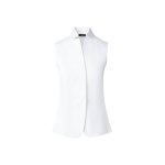 Sleeveless Cotton Stretch Blouse