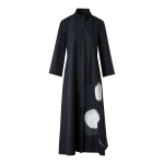 Midi Shirt Dress with Dandelion Print