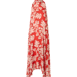 Sleeveless Papercut Flower Midi Dress