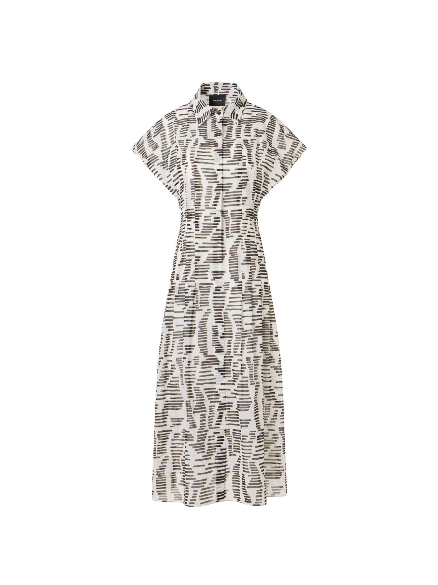 img_8416d1ce-daee-4b3d-bcba-bdff47b6bb5f.png Cap-Sleeve Dance Movements Midi Dress - Image 1