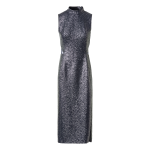 Sequined Sheath Dress with Open Back