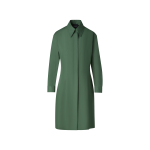 Fitted Cotton Shirt Dress