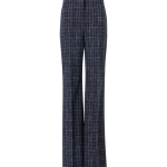Florine Wide-Straight-Leg Pants in Wool-Viscose Blend