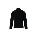 3D Textured Viscose Knit Sweater