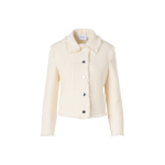 Long-Sleeve Cotton-Blend Tweed Short Jacket