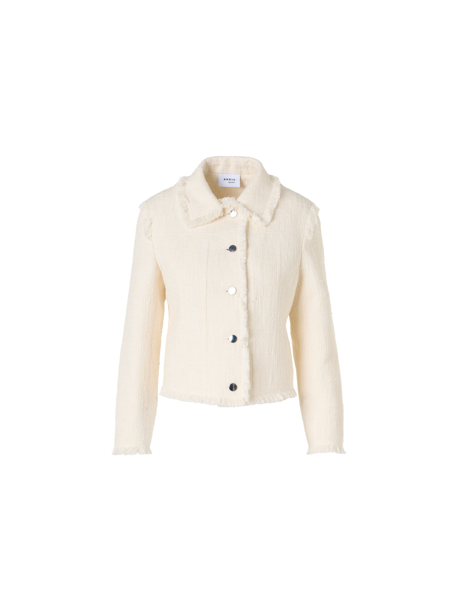 img_992d4c3e-4ab8-4407-86cd-8c3323b53a2c.png Long-Sleeve Cotton-Blend Tweed Short Jacket - Image 1