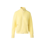 Ribbed Zip Cardigan in Cashmere Knit